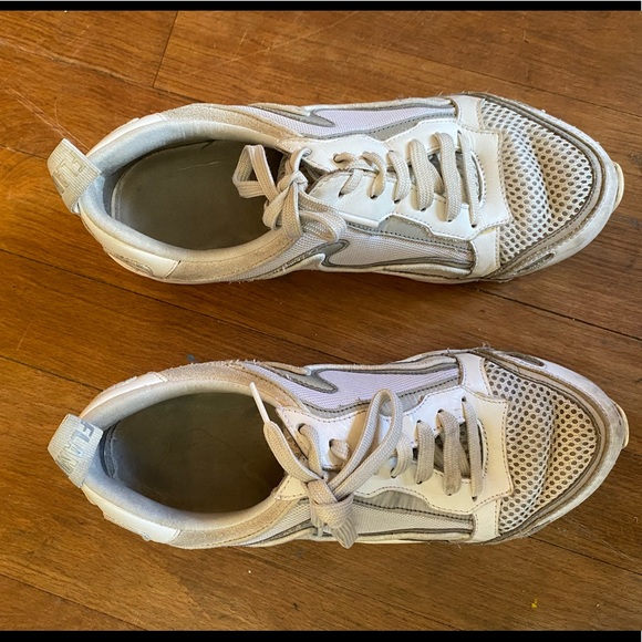 Used Sandro white flame sneakers size European 37 - Picture 4 of 7